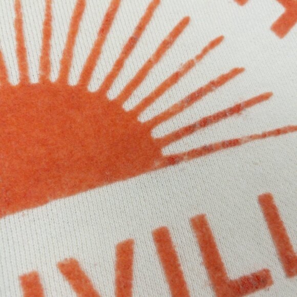 Faherty Graphic Print Sweatshirt Men's Large Ivory 12 South Nashville Crewneck - Picture 7 of 15